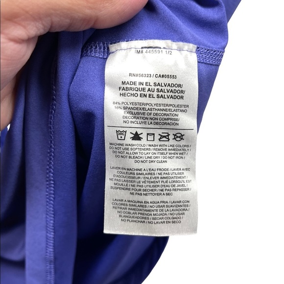 Nike Women's Short Sleeve Tee - Purple - Picture 5 of 5